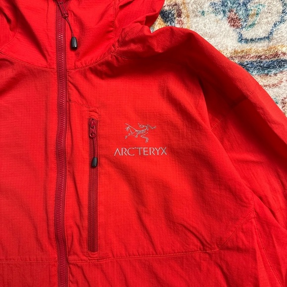 Arc’teryx Orange Zip-up Jacket Medium - Picture 4 of 8